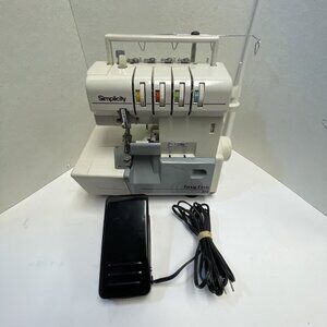 Simplicity Easy Lock Sewing Machine Model SL 804 Differental Feed Serger w Pedal